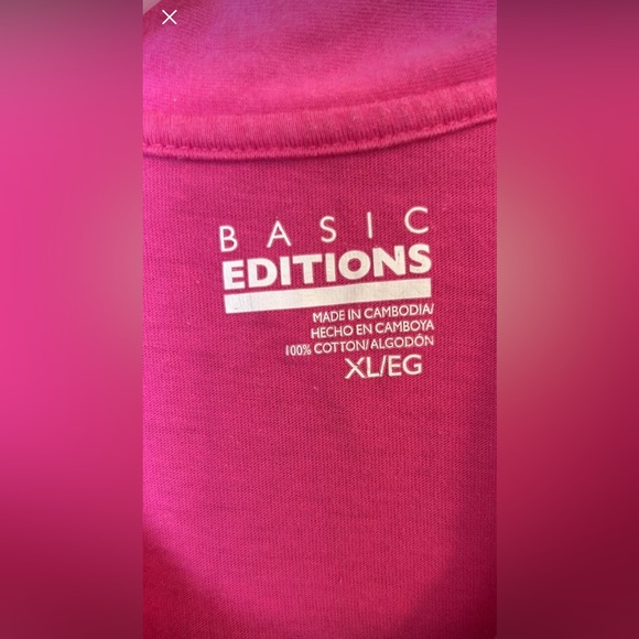 Basic Editions Cotton Collared Top 🌺 - Picture 2 of 2